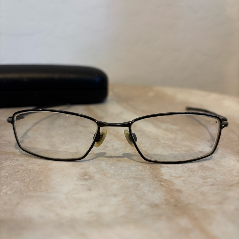 Oakley Capacitor metal rectangular oval eyeglasses - image 2